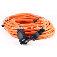 Hot sale US mema 1-15P to 1-15R extension cord